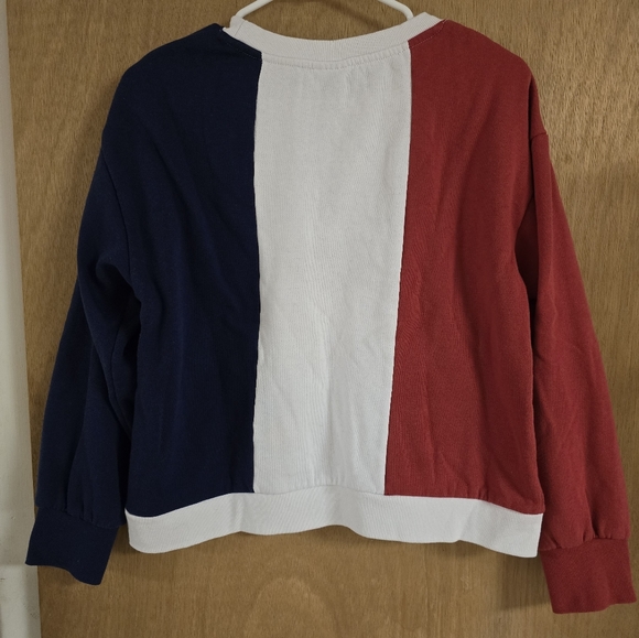 Womens America color block crewneck, size small - Picture 9 of 11